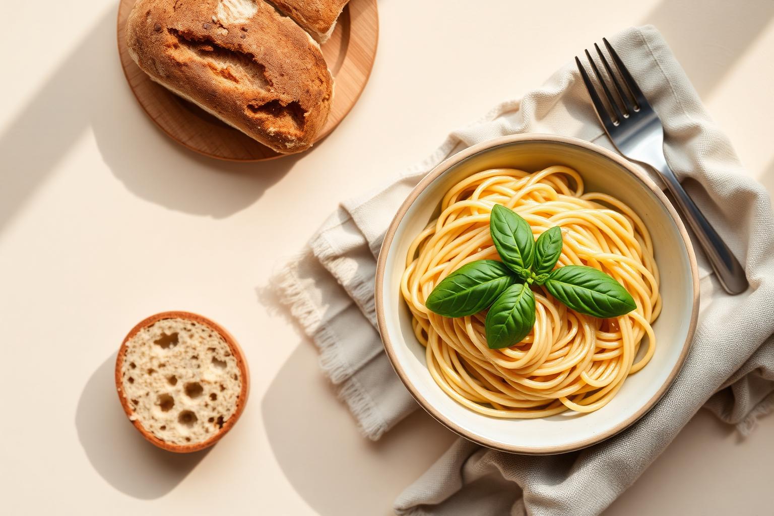 Home-cooked pasta